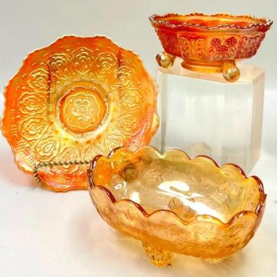 Vintage “Fenton” & “Jeanette” Carnival Glass