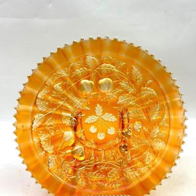 Vintage “Northwood” Marigold Carnival Glass Plate!