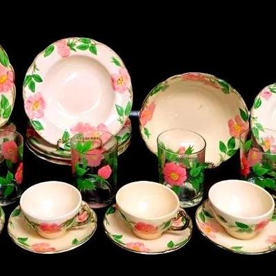 "Fransican" Desert Rose Tableware Collection #1