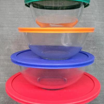 Pyrex Mixing Bowl, Glass, 8-Piece