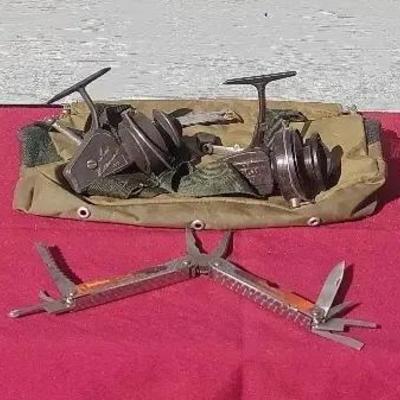 Ted Williams 300 and Roddy 910-A Reels/Fishing Satchel/Other 