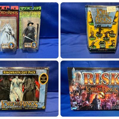 Lord of the Rings Risk Game & Figurines 
