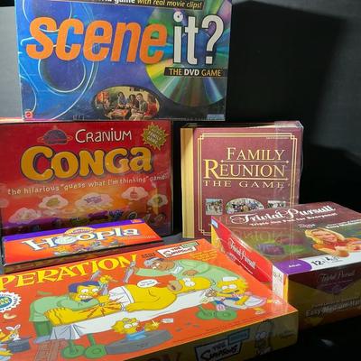 Cranium, Simpson Operation, Scene It, And Family Reunion 