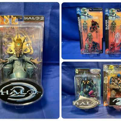 Halo & Halo 2 Collectible Toys - Brute, Elite, Prophet & More 