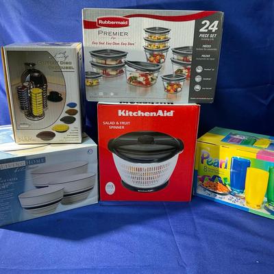 New Mixing Bowls, Salad Spinner, Tumblers And More 