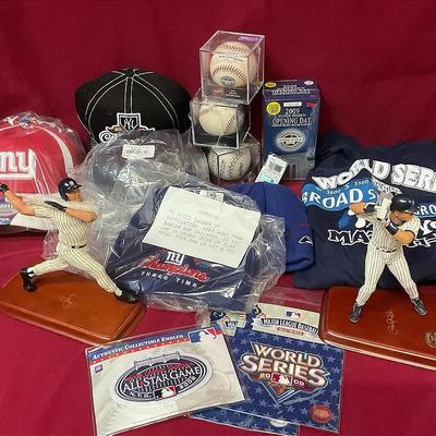 NY Sports Memorabilia Derek Jeter And More Baseball