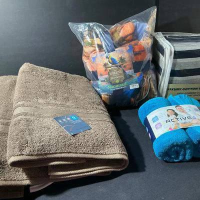 Towels, Sheets, And Margaritaville Throw Blanket 