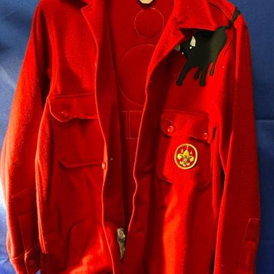 Wool Vintage Boy Scout Button Up Shirt 