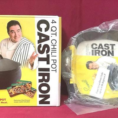 Emeril Cast Iron Chili Pot And Cornbread Pan