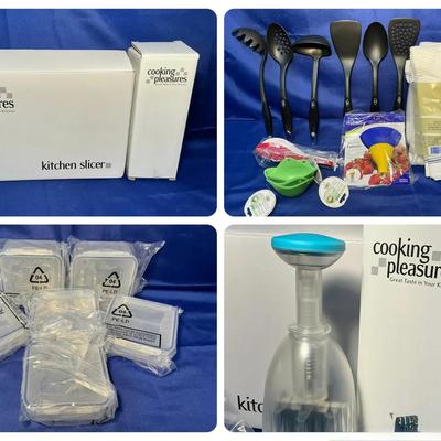 New in Box Kitchen Goods - Slicer, Containers, Towels & More 