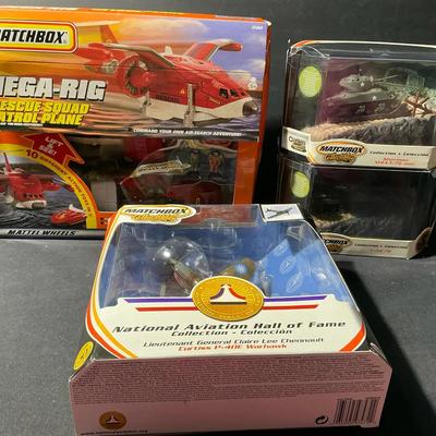 Matchbox Mega Rig, Sherman, T-34, And War Hawk 