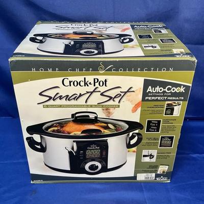 Crock-Pot Smart Set 6 Qt Slow Cooker (New in Box)