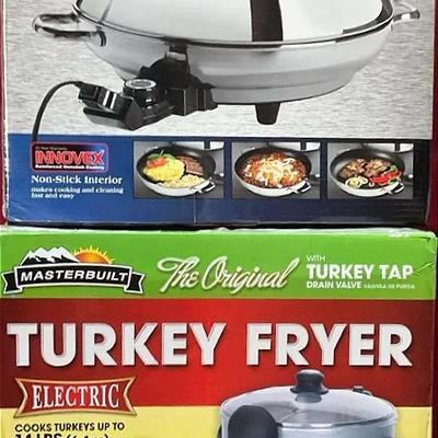 Turkey Fryer And Electric Pan