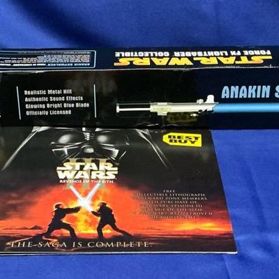 Star Wars Force FX Ana,in Skywalker Lightsaber & Lithograph