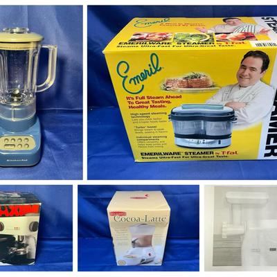 Kitchen Appliances - KitchenAid Blender, Emeril Steamer & More 