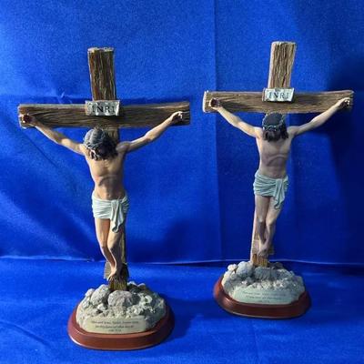 (2) The Danbury Mint The Crucifixion 