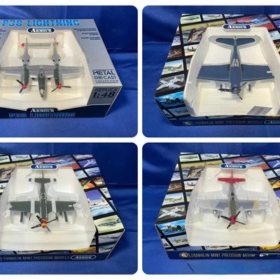 Franklin Mint Precision Models - P51, P51, F6-F, P38