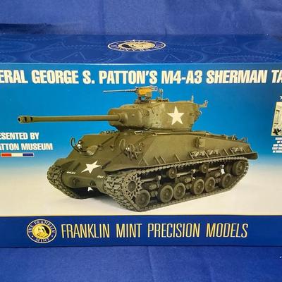 Franklin Mint General George Patton’s M4-A3 Sherman Tank (1:24)