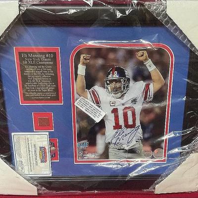 Eli Manning New York Giants Framed Signed
