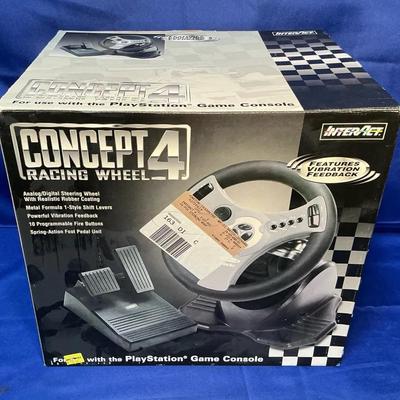 Concept 4 Racing Wheel (PlayStation) (New in Box)