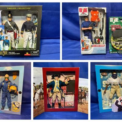 G.I Joe Coast Guard, George Washington, Blue Angel & More (New in Box)