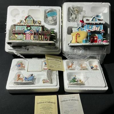 Hawthorne Village Rudolph’s Christmas Town Dormitory, And Book Shoppe 