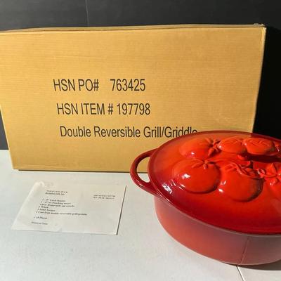 Cast Iron Dutch Oven And Wolfgang Puck Breakfast Cooking Set 