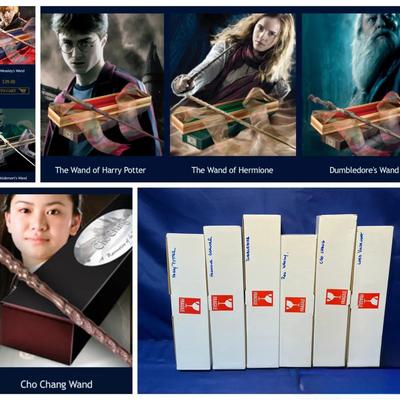 The Noble Collection Harry Potter Wands (Harry, Voldemort, Hermione +)