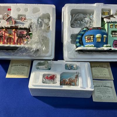 Rudolph’s Christmas Village Fire Station, And Cocoa Cafe 