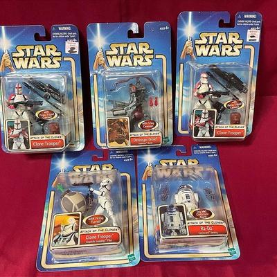 Star Wars 5” Figures R2D2 And More