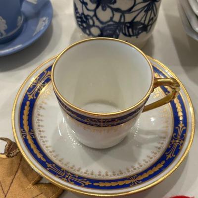 Sale Photo Thumbnail #352: Chabrol & Poirier French teacup and saucer. 