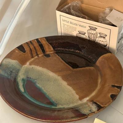 Sale Photo Thumbnail #208: Signed handmade pottery piece. 