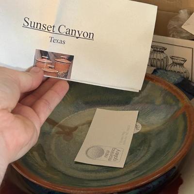Sale Photo Thumbnail #207: Sunset Canyon Pottery bowl. 