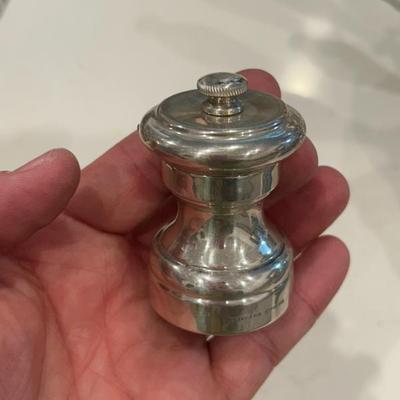 Sale Photo Thumbnail #332: Tiffany & Co. sterling silver pepper grinder. 