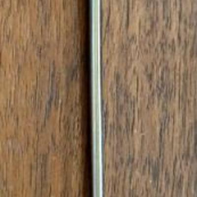 Vintage Aztec Silver Plate Drink Stirrer Sipping Tea Spoon Straw