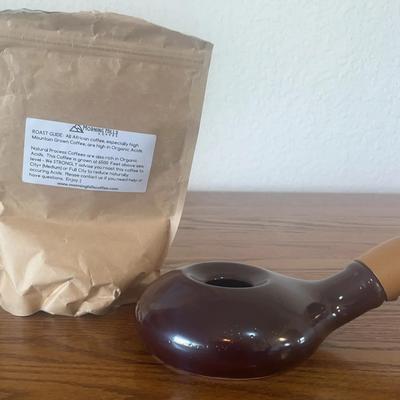 Nuvo Handy Coffee Bean Roaster With Ethiopian Yirgacheffe Coffee