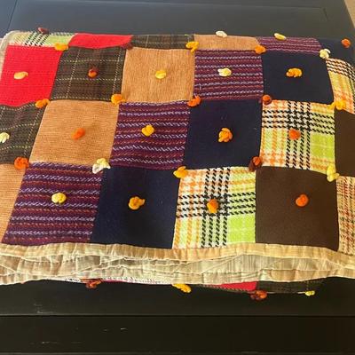 Vintage Handmade Patchwork Quilt