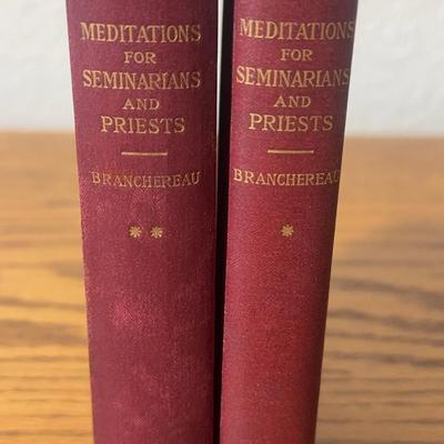 Antique Books - Meditations For Seminarians And Priests 