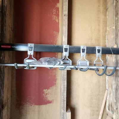 Rubber Made Fast Track Garage Organization System