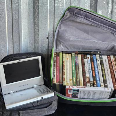 Mobile Travel DVD Player With DVDs