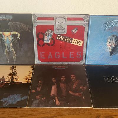 Vintage Eagle Vinyl Records 