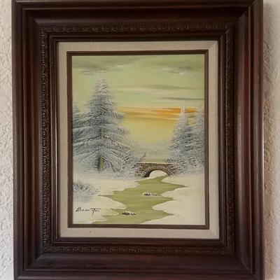 Original Oil on Canvas by Barrister