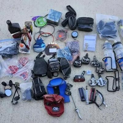 Mystery Lot of Cycling Parts and Accessories 