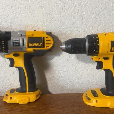 Two DeWalt Drills