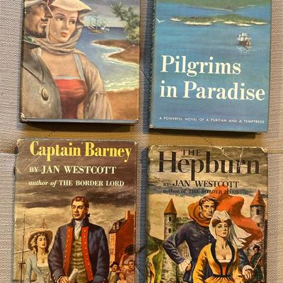 Vintage Historical Fiction Collection - 4 Hardcover Novels