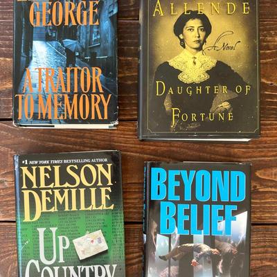 A Fantastic Lot of Four Modern Thrillers & Historical Fiction - Perfect for Your Next Read!