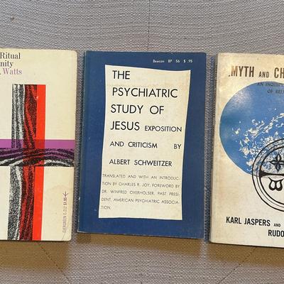 Vintage Theological & Philosophical Paperback Trio - Mid-Century Christian Thought