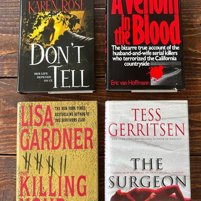 Thriller & True Crime Book Lot - 4 Gripping Reads!