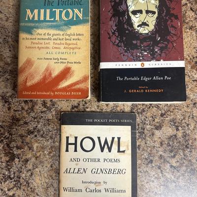 A Trio of Literary Classics: Vintage Poetry & Prose Collection