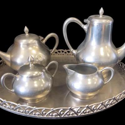 Pewter Tea Service Metawa Holland